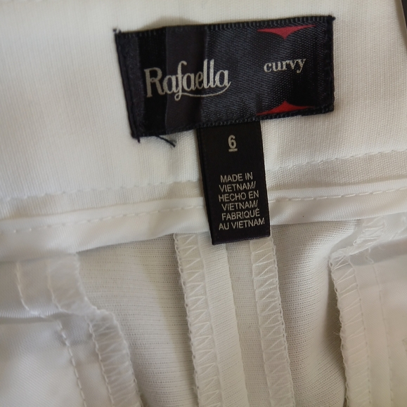Rafaella White Burmuda Shorts Womens Size 6 - Picture 5 of 5